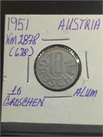 1951 Austrian coin