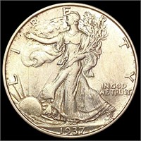 1937-D  Walking Liberty Half Dollar CLOSELY