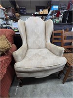 Wingback accent chair