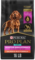 $94 16LB Sensitive Skin & Stomach Dry Puppy Food