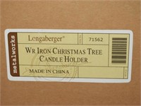 Longaberger Wrought iron Christmas Tree Candle