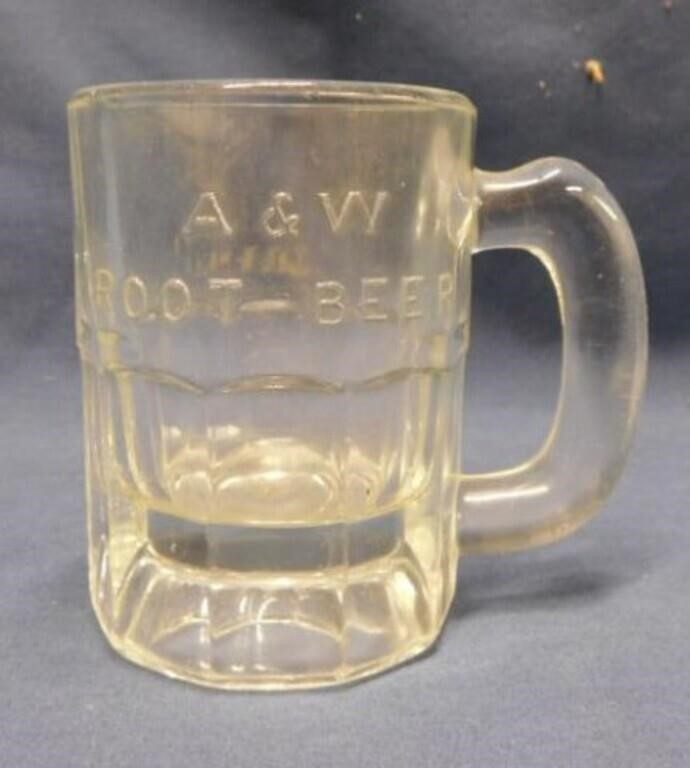 Embossed A&W Root Beer baby mug - 1930's Kellogg's