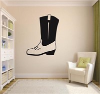 Western Cowboy Cowgirl Boot Picture Art Decal