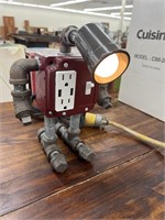Handmade Art Lamp / Receptacle