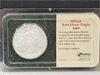 Uncirculated 2008 American Eagle Silver Coin