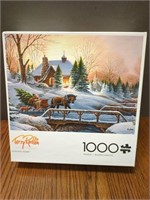 500pc Buffulo Puzzle "Heading Home" Mildly Used