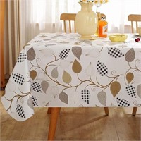 Vinyl Tablecloth with Flannel Backing, 60x102 "