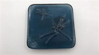 Dragonfly Glass Square Display Tile