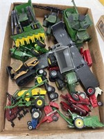 Misc. Tractor & Implement Die Cast (smoke damage)