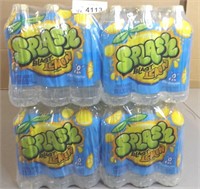 4 Cases Splash Blast Lemon Flavor Water
