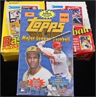(3) OPENED BOXES OF BASEBALL TRADING CARDS