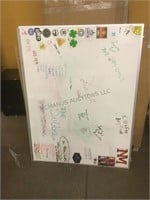 3x4 ft whiteboard with tray