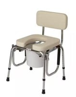 Guardian Padded Drop Arm Commode - UNUSED