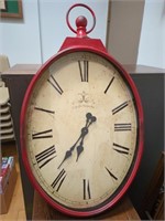 Red Large Clock 3ft tall