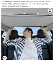 New Tesla Model y Sunshade-Retractable Sun Shade