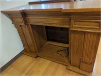 Wooden Cabinet with built in cooler and wine