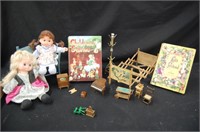 Dolls, Mini Furniture, Children's Books