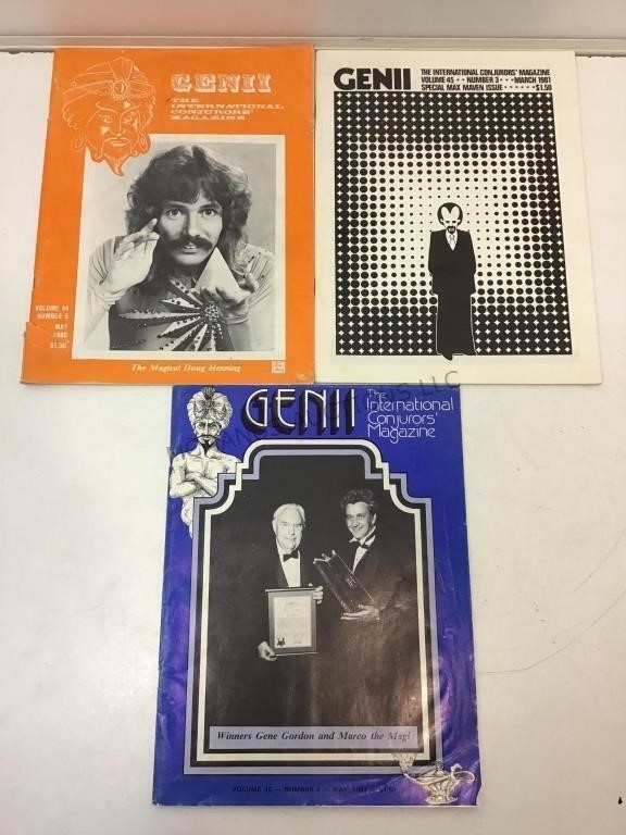 Vintage 1980’s Genii International Conjurors’