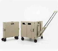 Foldable Heavy Duty Utility Cart with Telescoping
