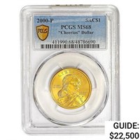2000-P .285oz. Gold Sacagawea Dollar PCGS MS68