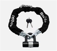 Boviisky Heavy Duty Bike Chain Lock & Key, 3' X 12