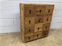 12-drawer Softwood Storage Cabinet
