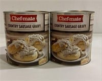 CHEF-MATE Country Sausage Gravy, 2ct, 6lbs 9oz eac