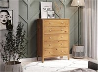 Home Source 50" Shaker Legacy 5-Drawer Chest, Hone