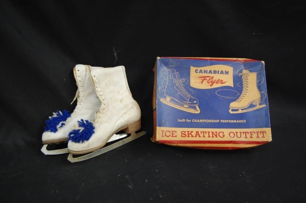 Canadian Flyer Ice Skates- Size 7- In Box