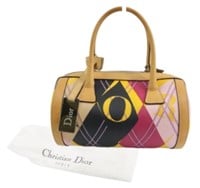 Christian Dior Multicolored Mini Boston Bag