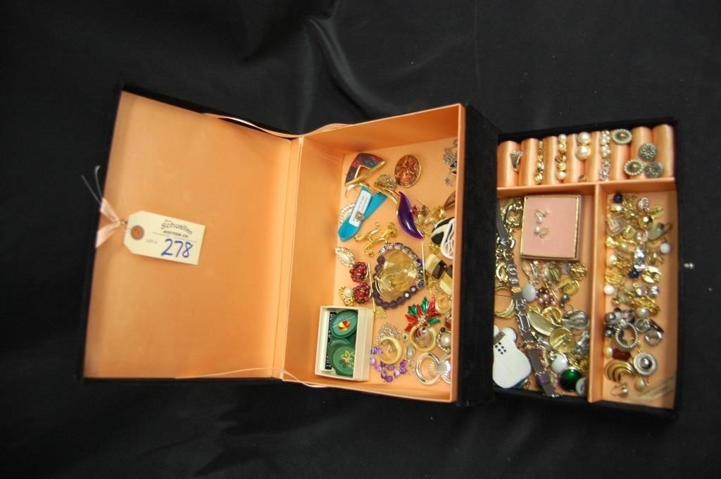 Jewelry Box W/ Various Jewelry