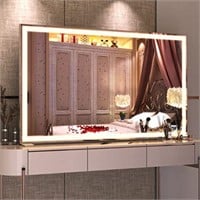 BEAUTME Large Vanity Mirror with Lights 40 x 24