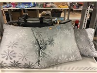 Snowflake Throw Pillows - set of 4