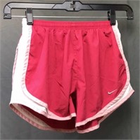 Nike Fit Dry Shorts W/ Built In Panties Sz S Pink