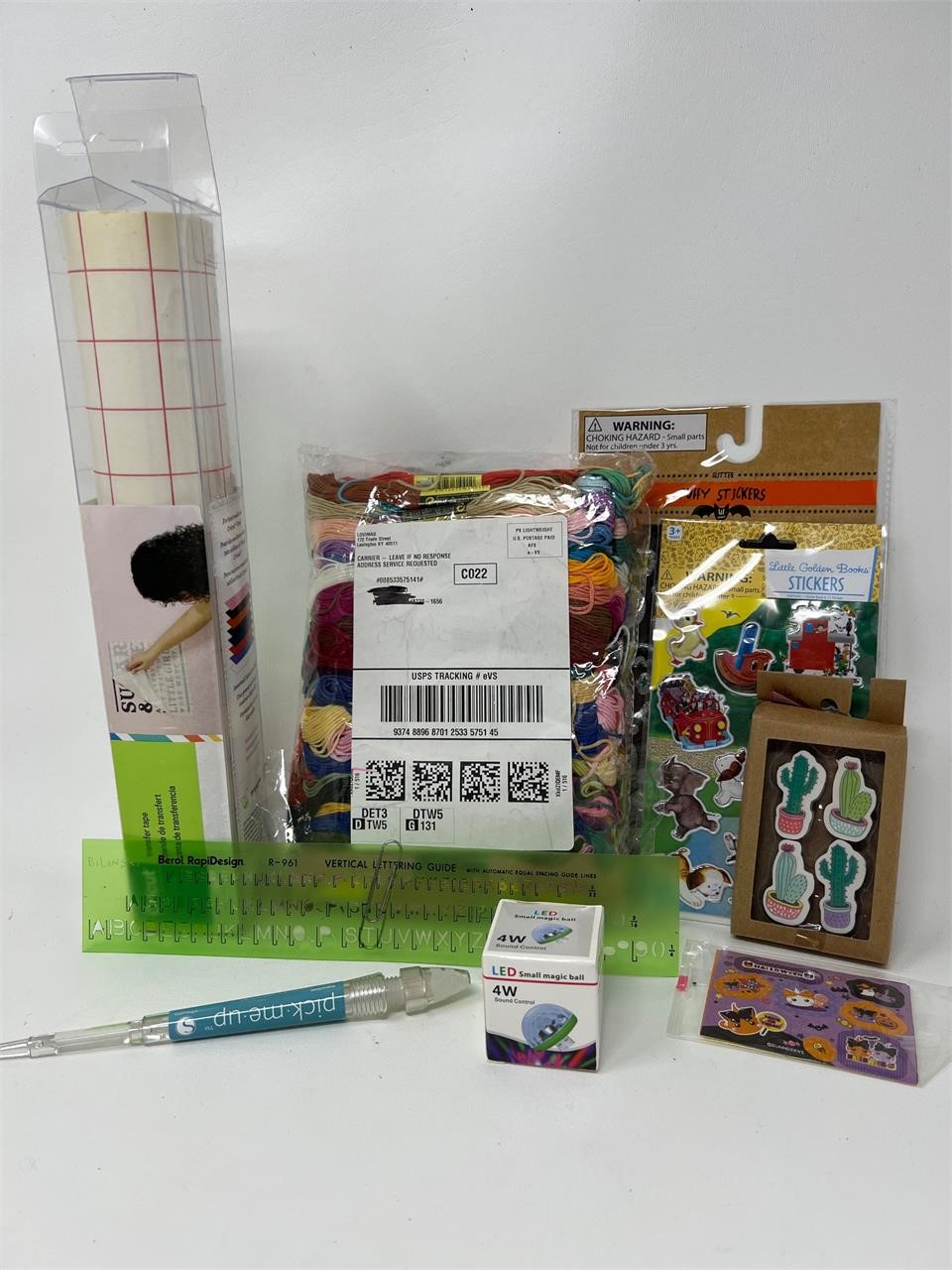 Crafting Bundle Cricut, Embroidery Floss, Stickers