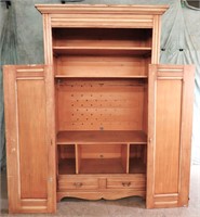 LARGE ARMOIRE MEDIA OR STORAGE CABINET