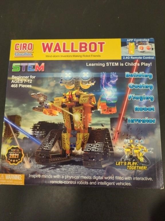 Wallbot Robot and Pokemon Cards