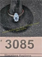 Light Blue Gemstone Ring