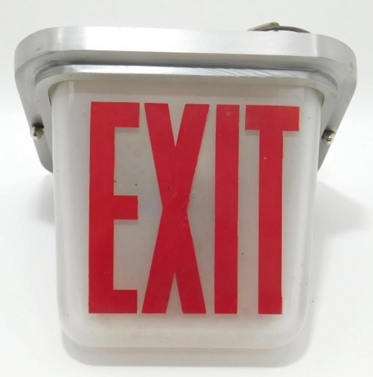 * Retro Ceiling Mount Double Sided Exit Sign