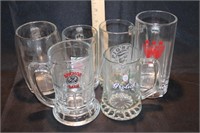 Assorted Beer Mugs-Grolsch, Anchor, Pig's, Etc.