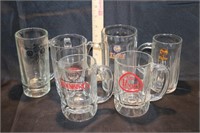 Assorted Beer Mugs-Pearl, Tiger, Kirin, Oldenburgh