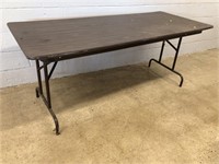 6ft Heavy Composition Folding Table