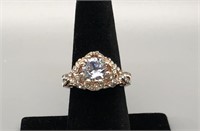 Rose Gold and Diamond Solitaire Ring