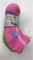 New 6pr Breathable Mesh Cushion Top Socks Womens