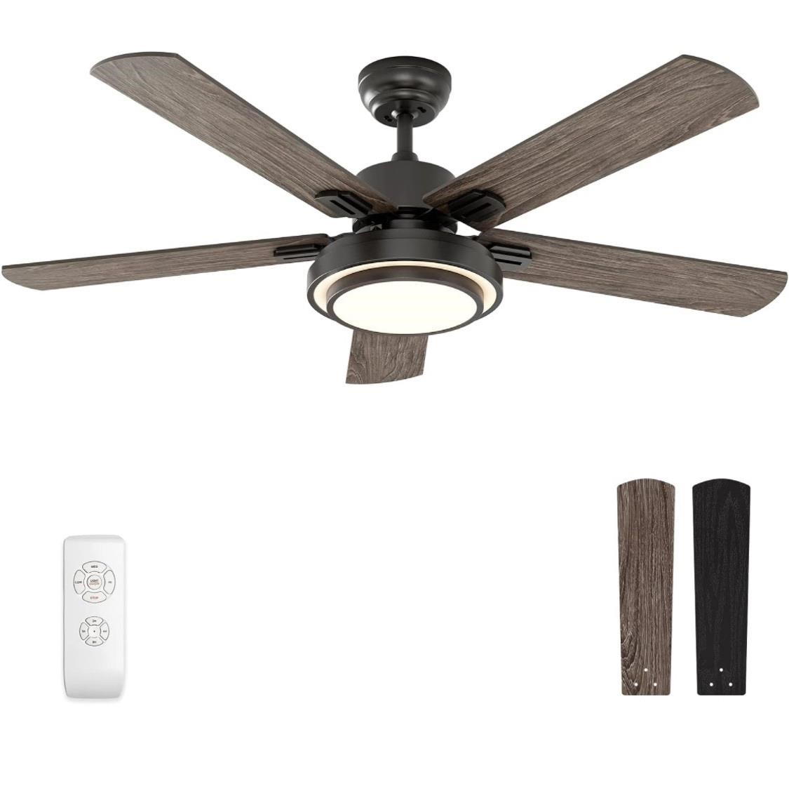 $120 warmiplanet Ceiling Fan with Lights Remote