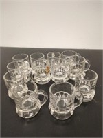 Dozen mini shot glasses