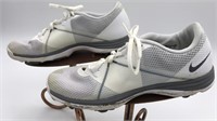 Nike Womans Golf Shoes Sz 8 White/grey