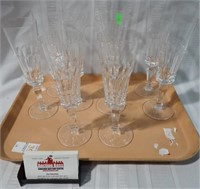 9 VILLEROY AND BOCH GLASSSES  8 1/2'