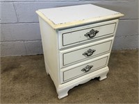 3-drawer Painted Night Stand