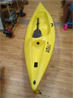 Yellow Kayak with 2 paddles (9 feet)